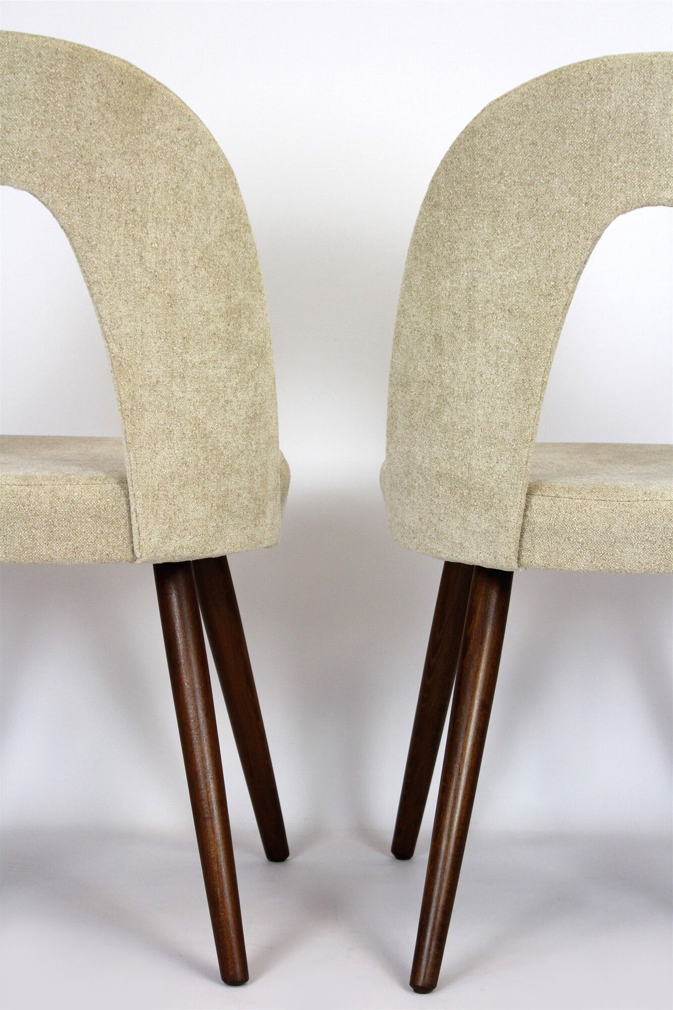Bouclé Upholstery Dining Chairs by Antonin Suman, 1960s, Set of 8