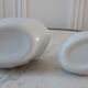 Duo of ceramic swans 50s-60s