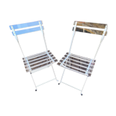 Folding chairs "the invisible" signed Lebovici & Berthet