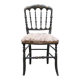 Antique Napoleon III chair in wood and fabric