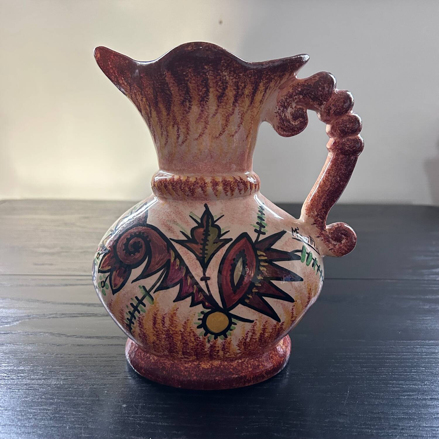 Pichet signé Fouillen Quimper