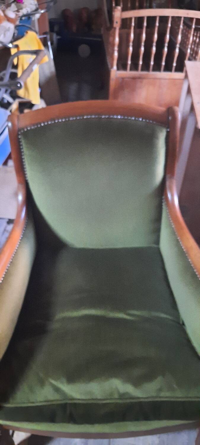 Pair of bergère armchairs