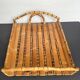 Vintage rattan tray