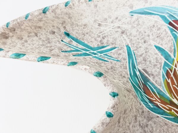 Coupe à fruits tripode Vallauris 1950