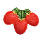 Vintage strawberry-shaped beggar or servant