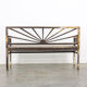 Wooden bench “Sunrise” patina