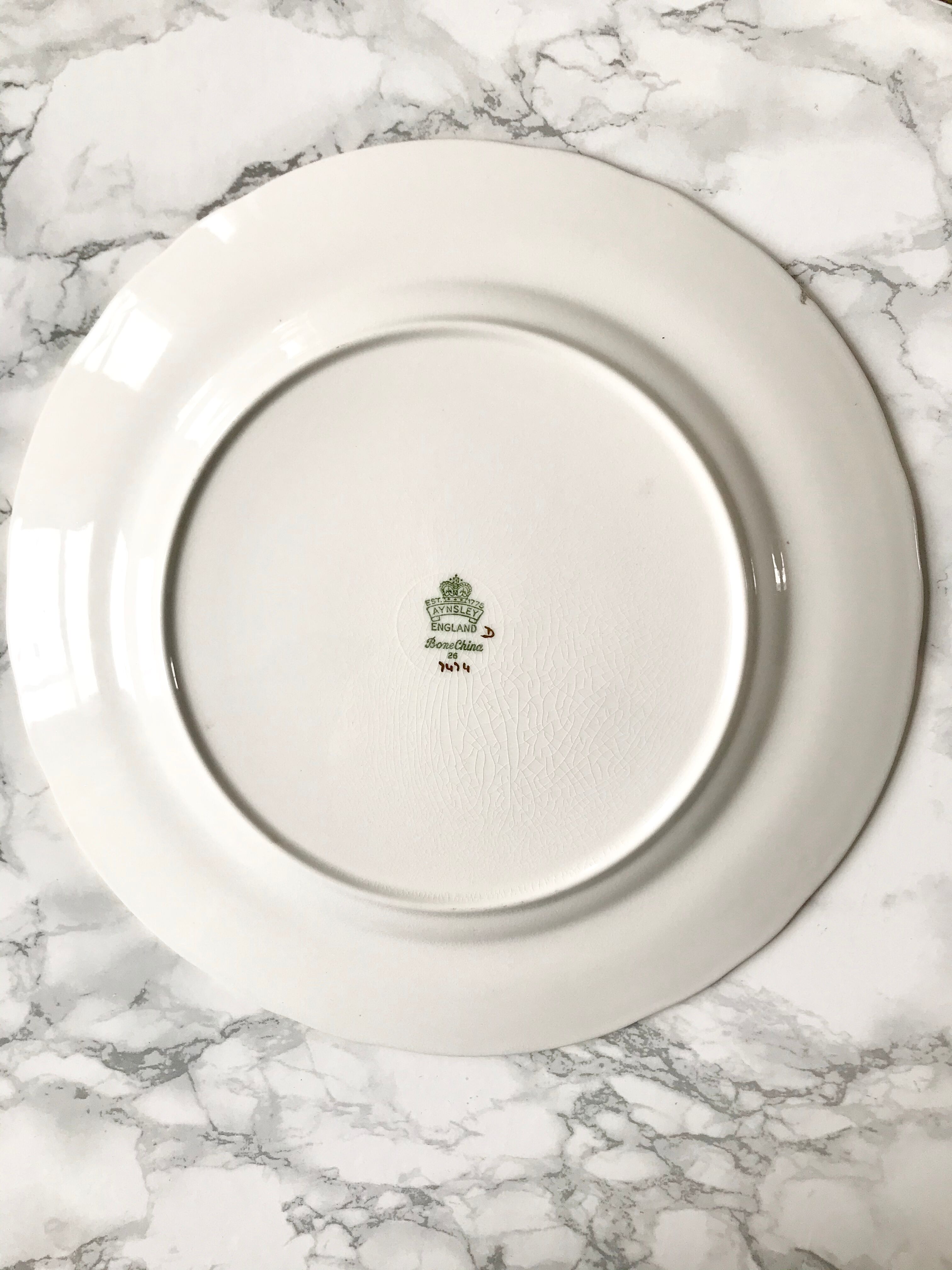 English porcelain dessert service