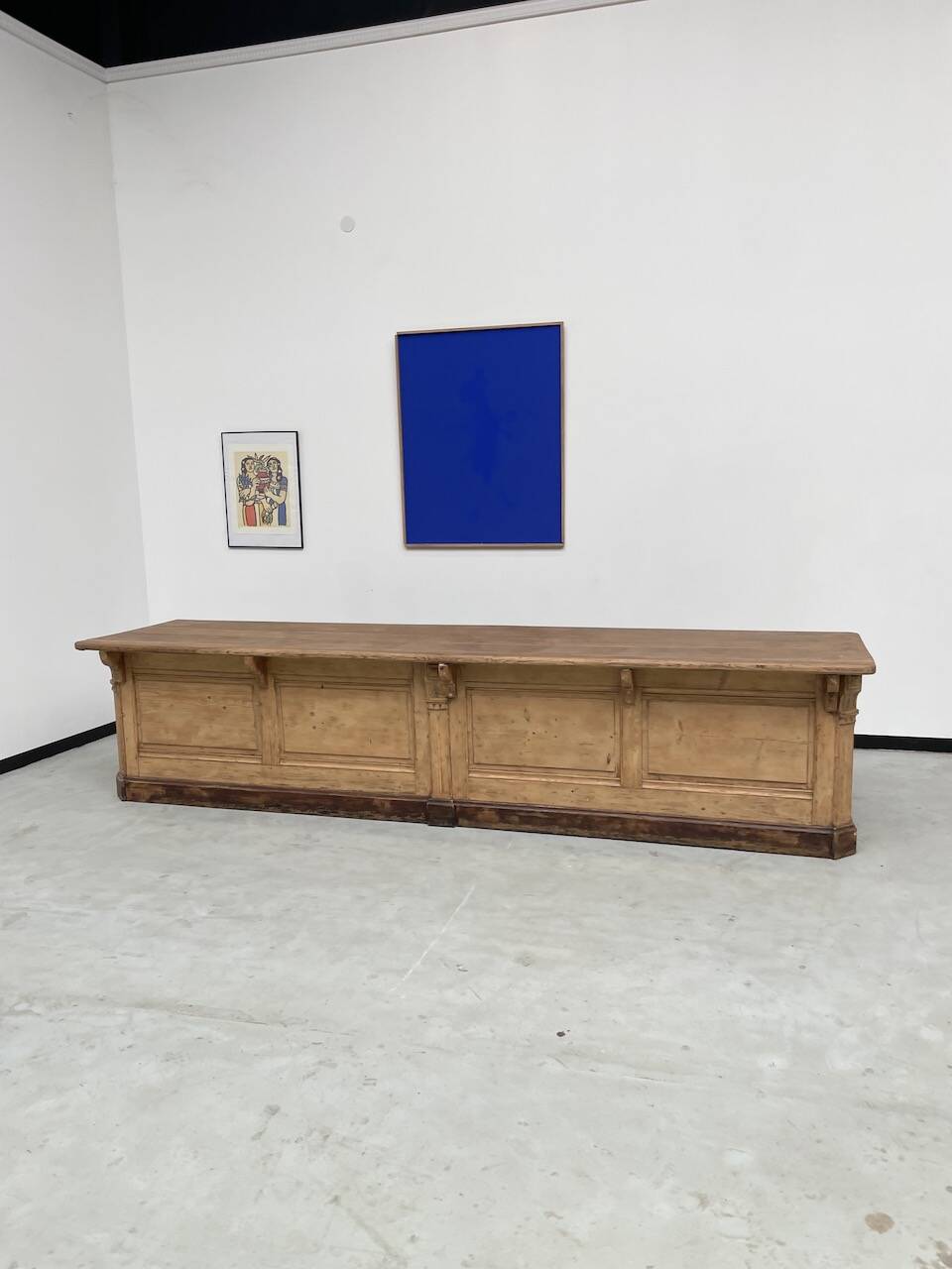 XXL oak and pine counter 350cm