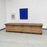 Comptoir chêne et pin XXL 350cm