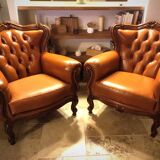 Pair of baroque armchairs
