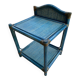 Table de chevet en rotin vintage