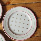 Set of 6 K&G Luneville dessert plates