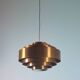 Vintage mid-century suspension light Jo Hammerborg Ultra Copper Fog Morup