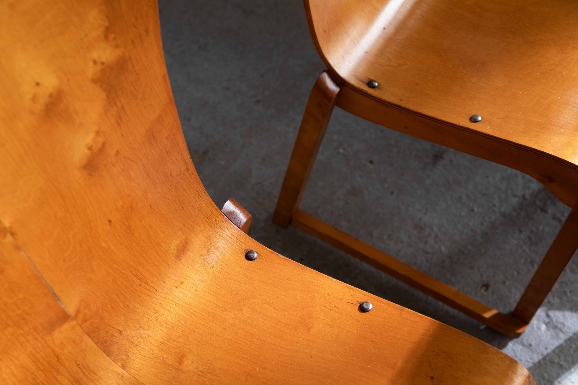 Ensemble de 6 chaises de salle à manger par Axel Larsson