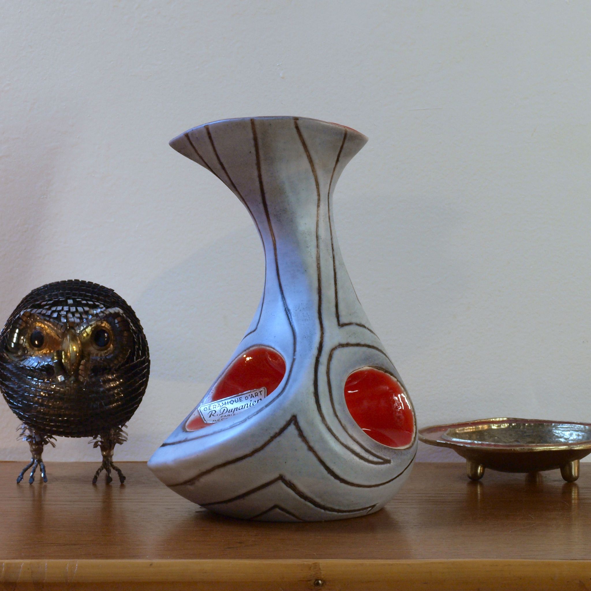 Vase by Robert Dupanier, Fresnes, 50s