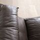 Le bambole chaise longue in brown leather By Mario Bellini for B&B Italia,