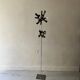 Jocelyn Troche (XXe siècle) Lampadaire fleur en acier chromé, design 1970
