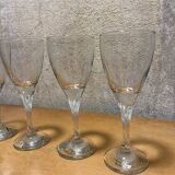 Vintage wine glasses