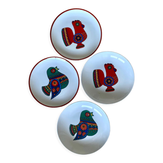 Kaiser porcelain bird plates