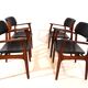 Erik Buck lot de 4 chaises de salle à manger en palissandre OD 50 pour OD Mobler