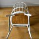 fauteuil bois -Suède années 50/60