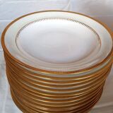 Chastagner Limoges porcelain dinner service, 1930s