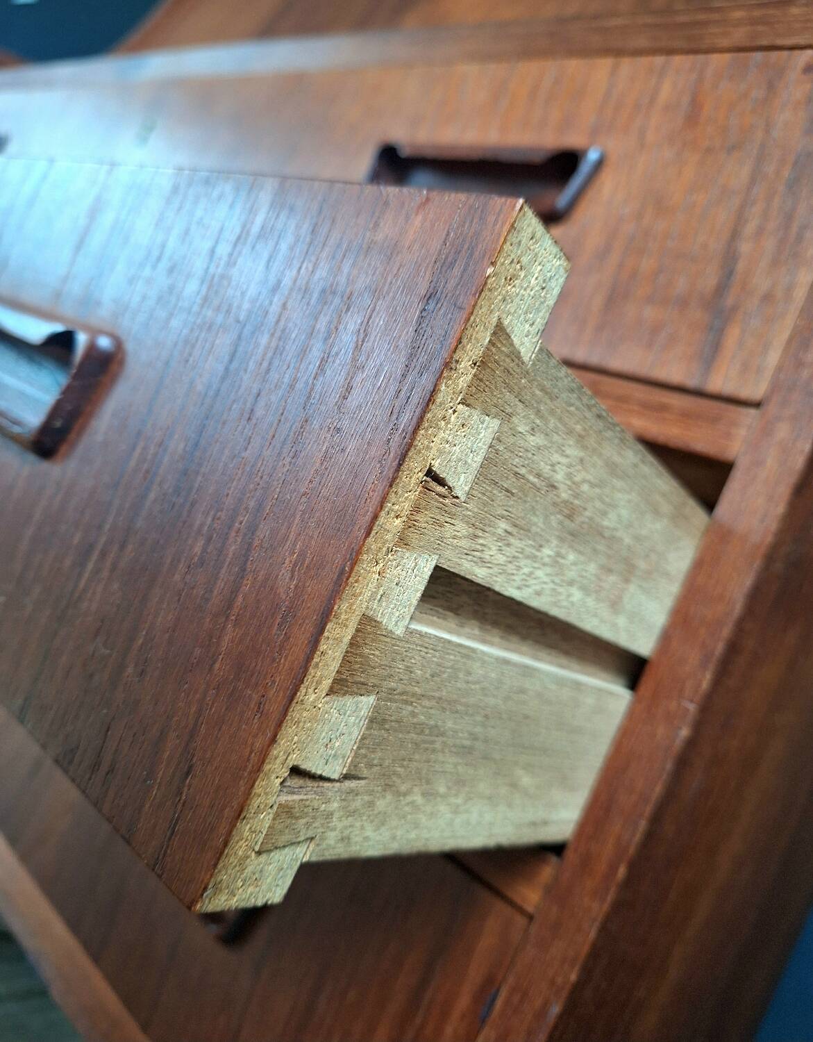 Danish secretary Gunnar Nielsen, Scandinavian sideboard, vintage desk