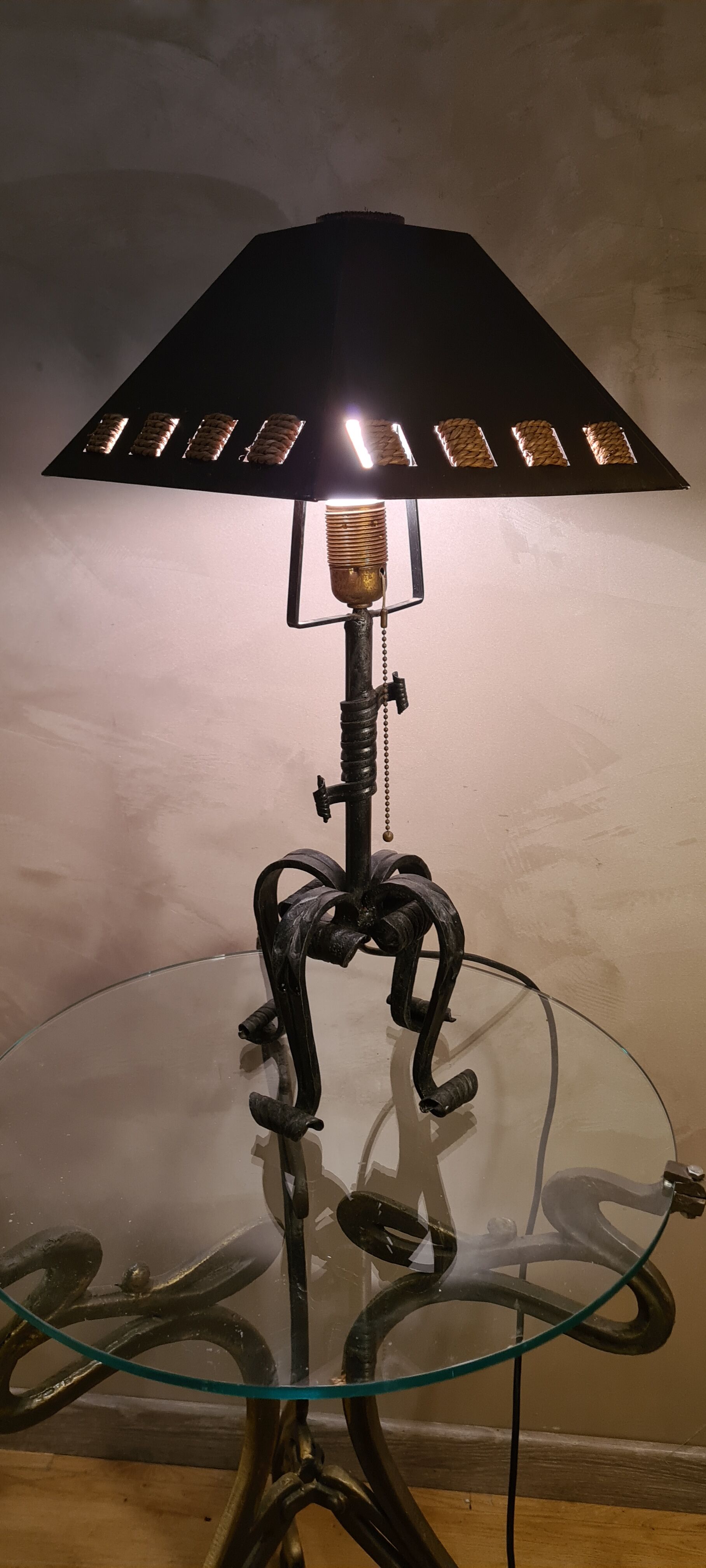 Brutalist lamp