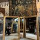 Pair of Louis Philippe period mirrors in gilded wood 1.30m x 89cm