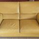 Canapé 2pl -roche bobois- cuir de vachette pleine fleur