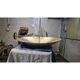 Contemporary Hammered Brass Dome Pendant Light