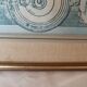 Old map framed map world map