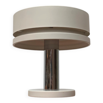 Minimalist German table lamp from the mid-century space age by Kaiser Idell / Kaiser Leuchten, 1960s.