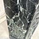 Louis XV style fireplace in green marble, 1900s