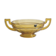 Coupe Noémie Art Déco en cristal Val Saint Lambert 1935, couleur topaze