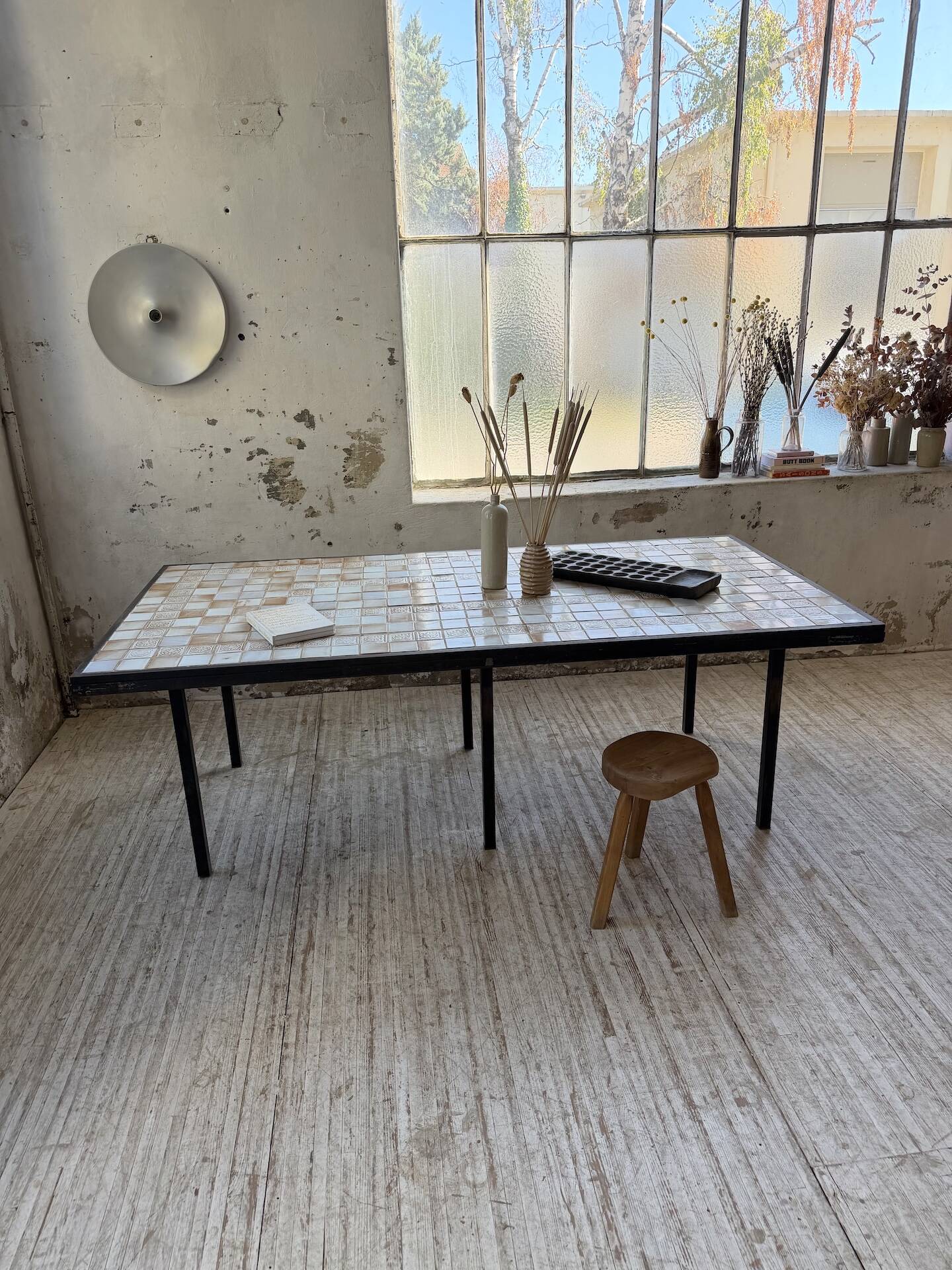 Dining table tiled 1950 dlg Capron