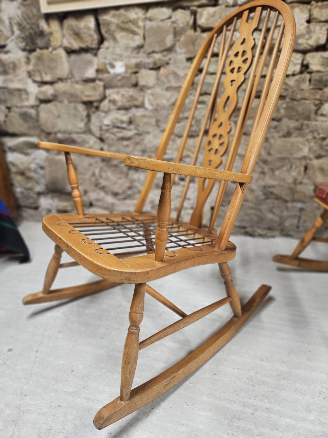 Pair of Windsor Rocking Chairs