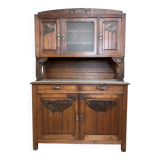2-body art deco buffet in solid wood circa 1940