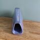 Geometric speckled glazed ceramic vase