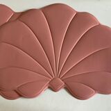 Pair of 1970 Tiffany lotus placemat in plastic