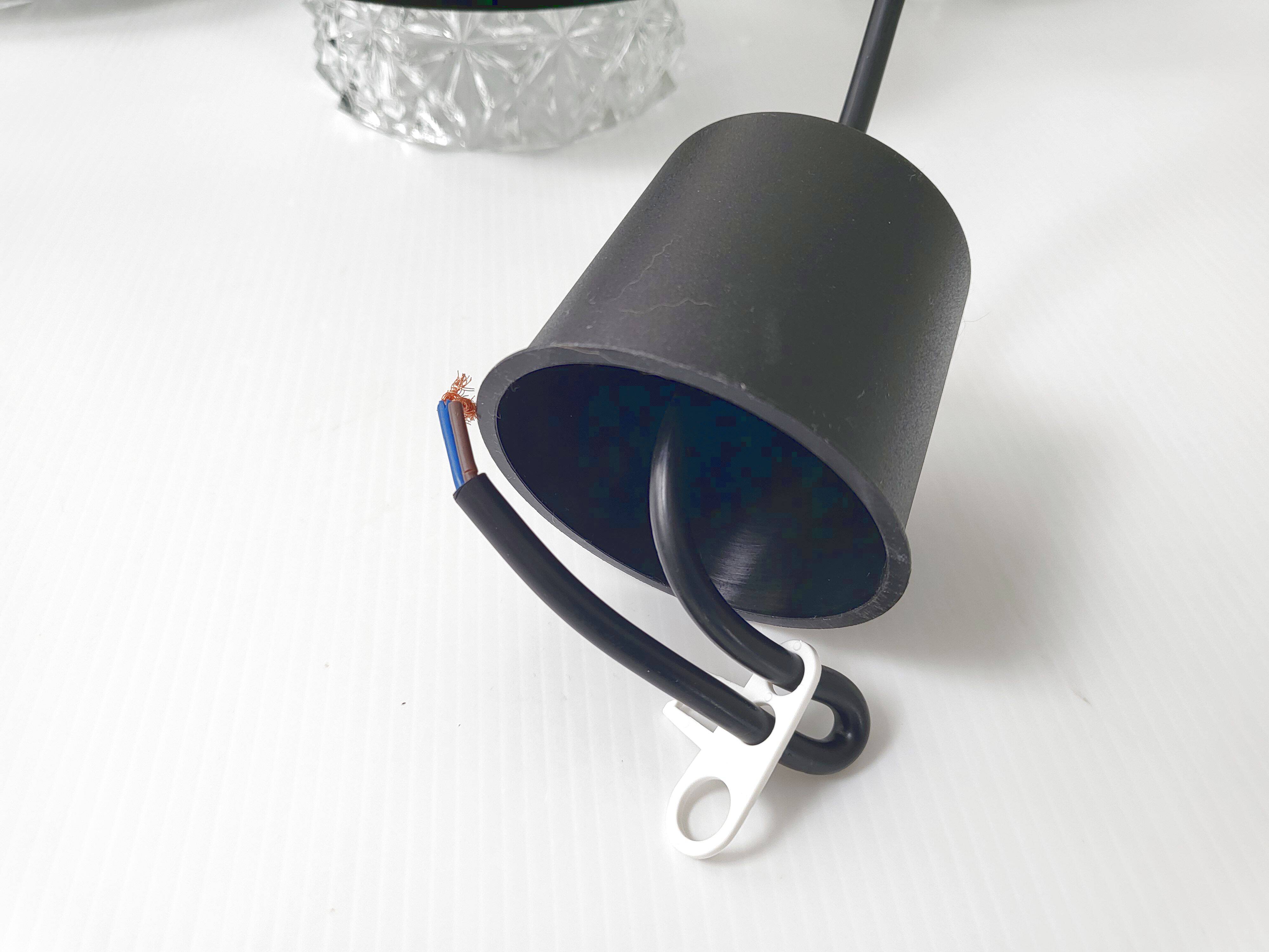 Set of 3 vintage pendant lights 1960