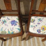 Art Deco chairs, Robur, both.