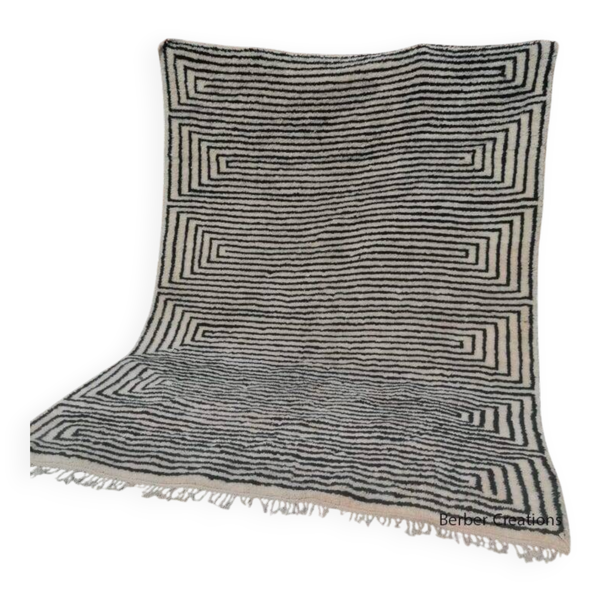 Beni Ourain wool rug 155/255cm