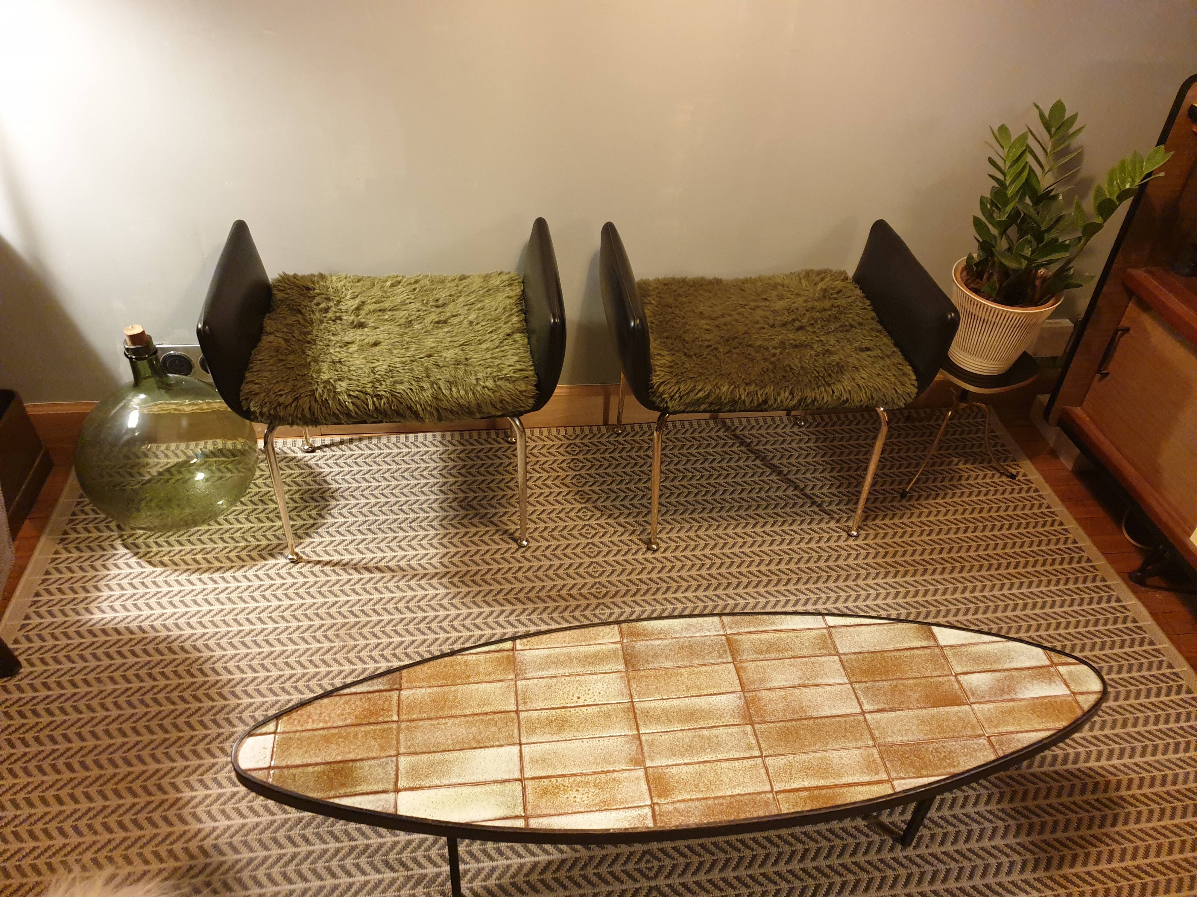 Table basse surf 1960