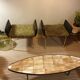 Table basse surf 1960