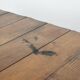 Antique Swiss extendable dining table made of oak from the mid-19th century