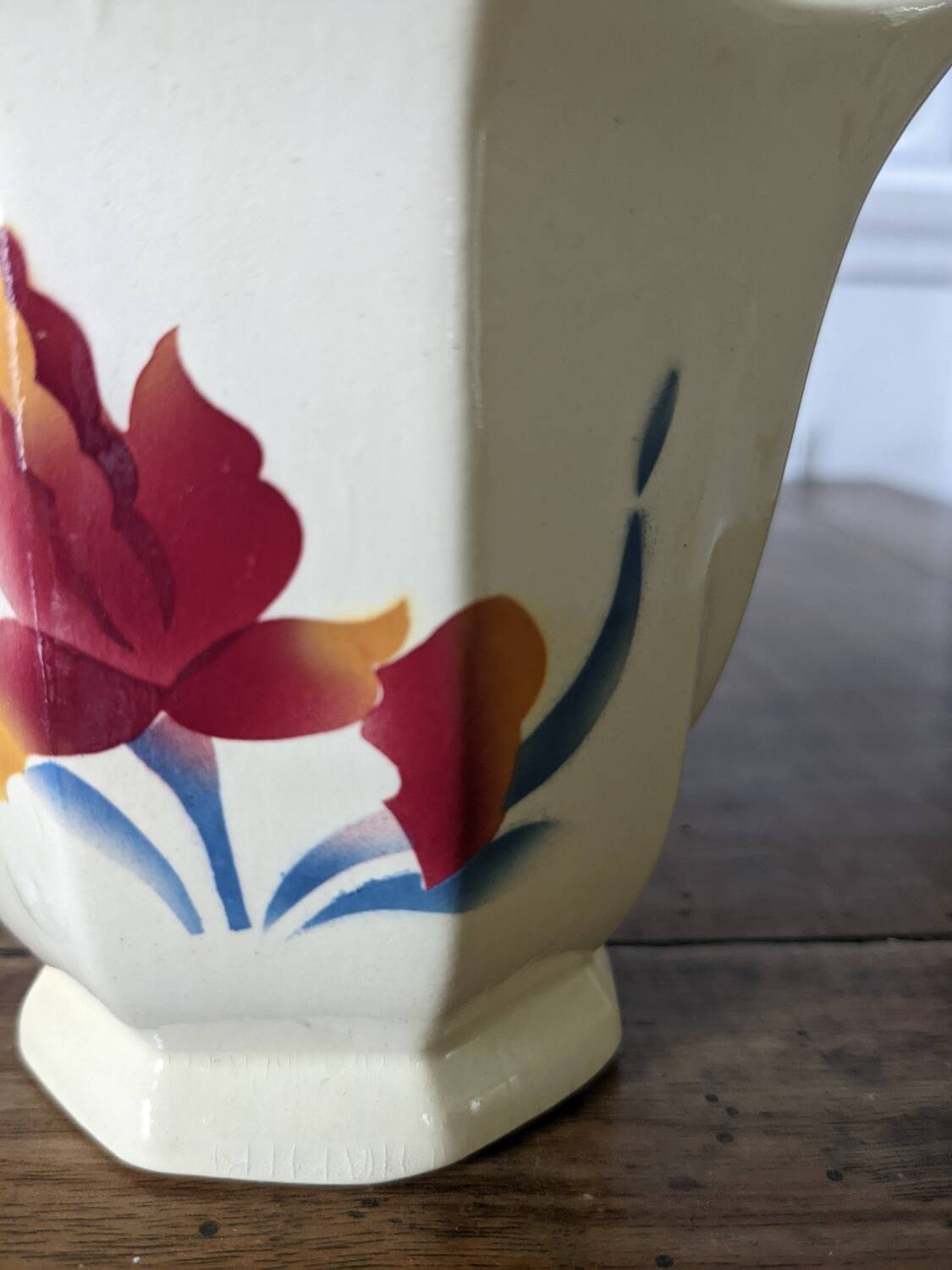 Digoin Sarreguemines milk jug