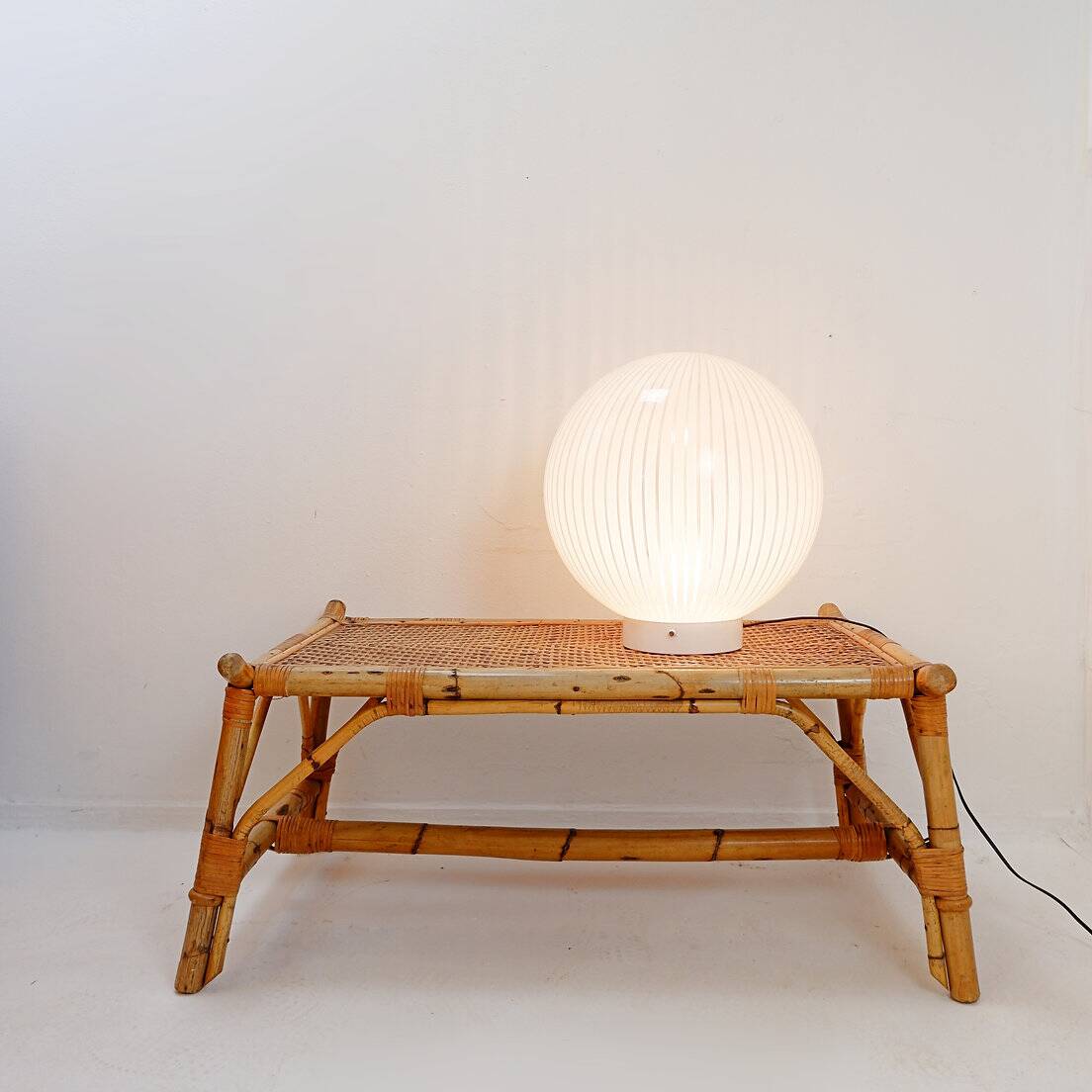 Table lamp from the Tessuti series for Venini, Murano 1970s - Ø 40cm