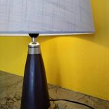 Tadelakt lamp wood color