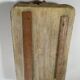 Panneau ancien en bois sculpté au décor de feuillage